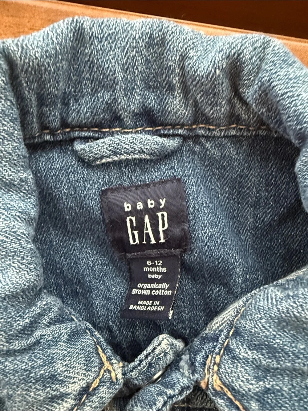 Baby GAP organic jean jacket